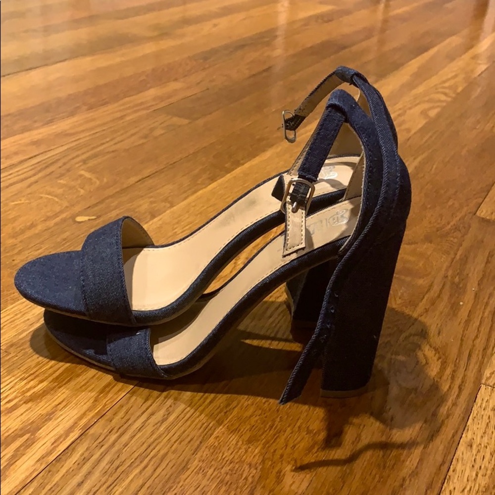Denim heels!